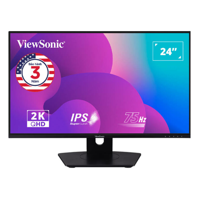 Màn hình ViewSonic VX2480 SHDJ 24 IPS 75Hz Bệnh Viện Máy Tính Bảo Lộc