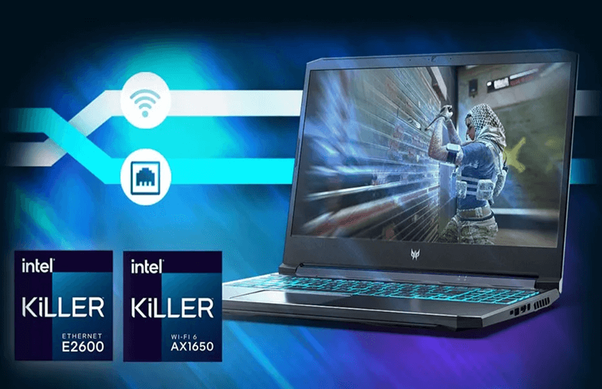 Ethernet Intel ® Killer E2600 và Wi-Fi 6