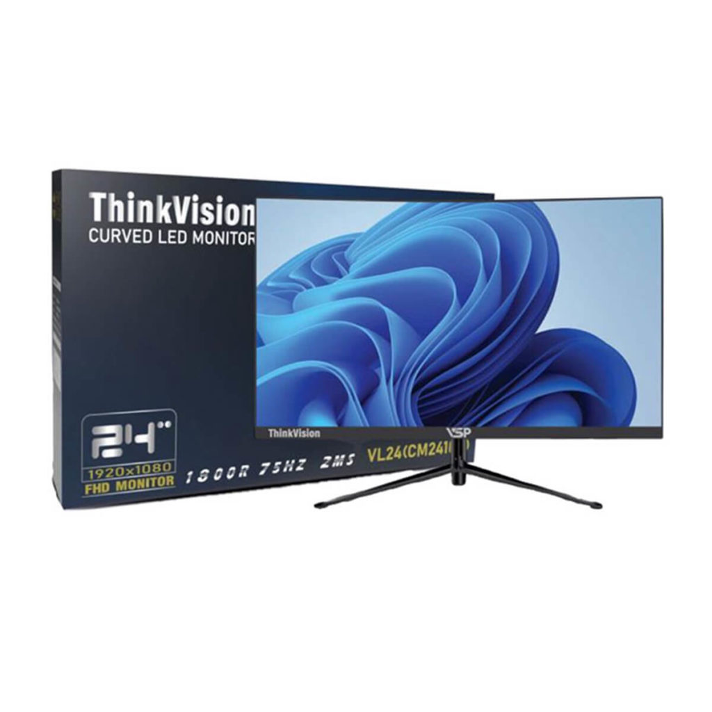 Màn Hình CONG 24inch VSP VL24 (CM2410Q) FHD 75Hz Cong (Đen)
