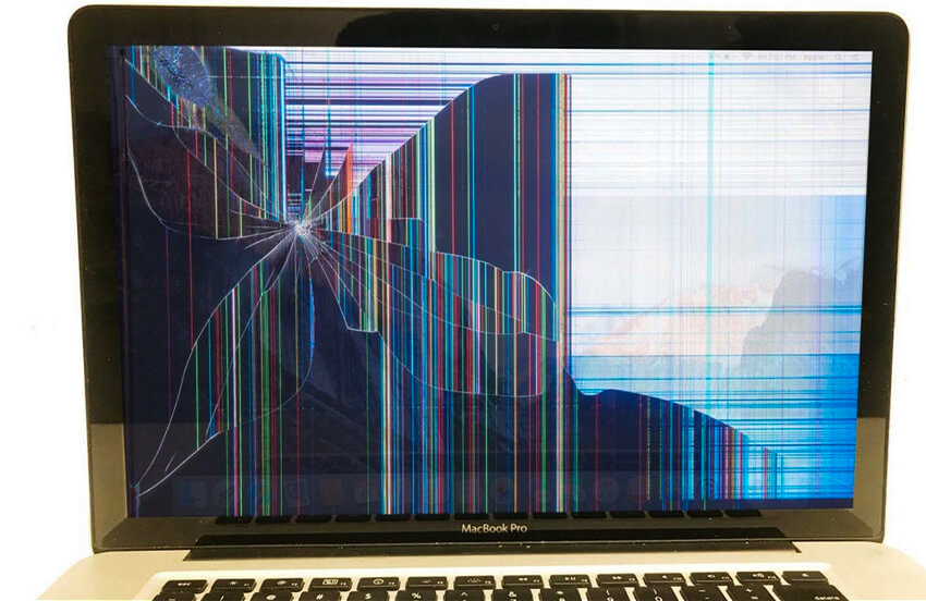 Màn hình macbook bị vỡ