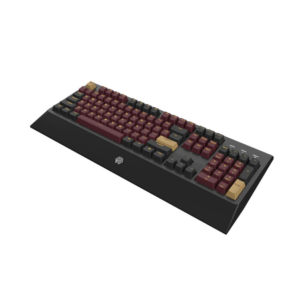 Bàn phím cơ Mojike GK1 Black Red (Pink switch V2) - Hình ảnh 4