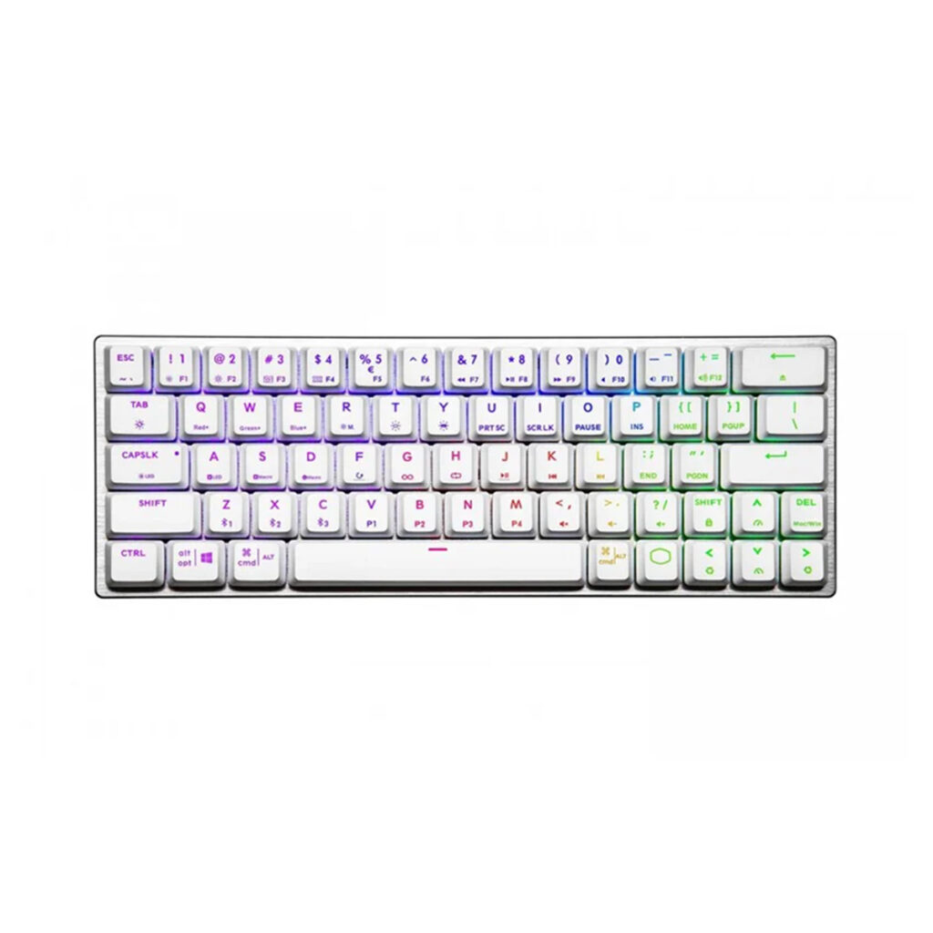Bàn phím không dây Cooler Master SK622 White (Red Switch)