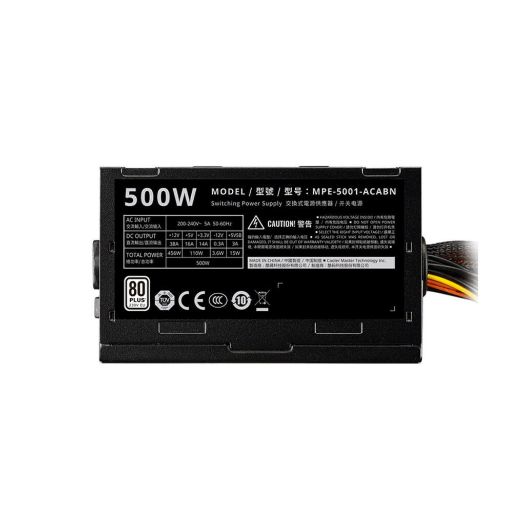Nguồn máy tính Cooler Master Elite V4 80 PLUS 230V 500W - Hình ảnh 4