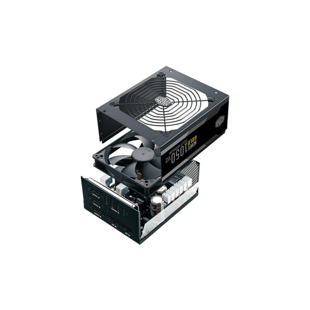 Nguồn Cooler Master MWE Gold V2, Fully modular 1050W A/EU Cable - Hình ảnh 9