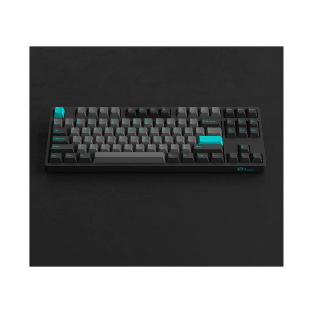 Bàn phím AKKO 3087 Plus Black & Cyan - Hình ảnh 2