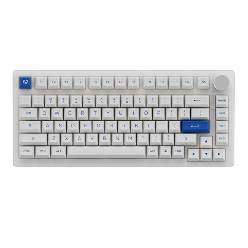 Bàn phím AKKO PC75B Plus Blue on White