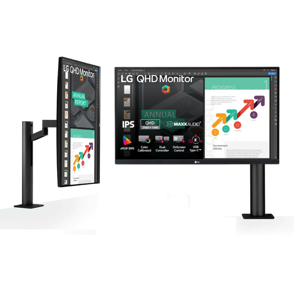 Màn Hình LG 27QN880 27" QHD Ergo IPS 2K