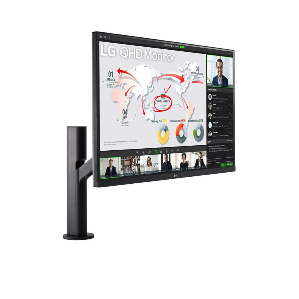 Màn Hình LG 32QP880N-B | 32 inch QHD (2560 x 1440) IPS 75Hz | HDMI | DisplayPort | USB Type-C - Hình ảnh 3