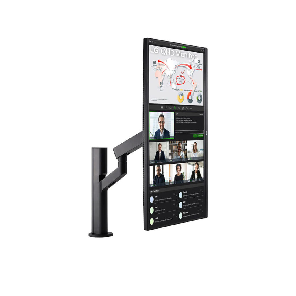 Màn Hình LG 32QP880N-B | 32 inch QHD (2560 x 1440) IPS 75Hz | HDMI | DisplayPort | USB Type-C - Hình ảnh 4