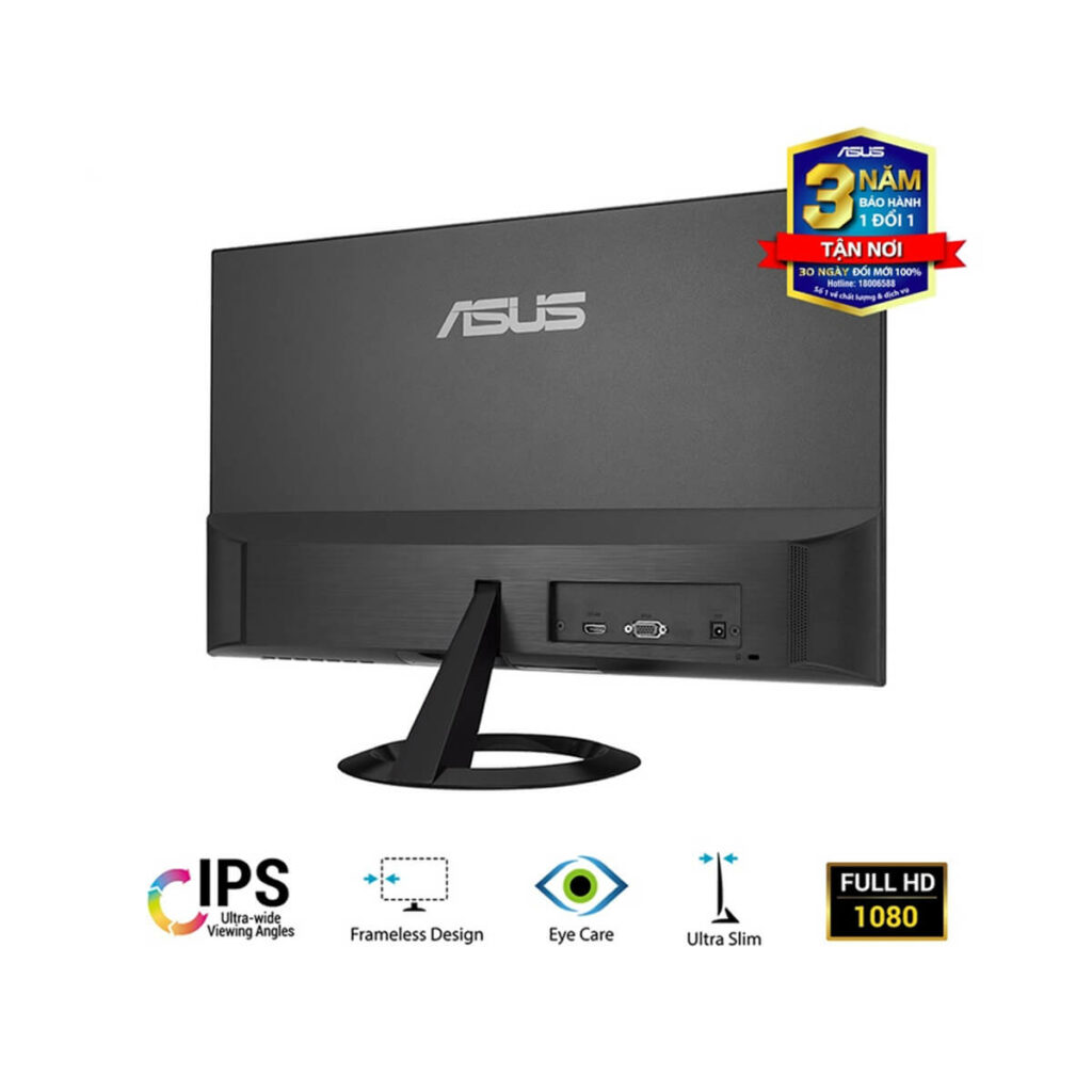 Màn Hình Siêu Mỏng ASUS VZ229HE 22 inch IPS Full HD Bảo Vệ Mắt - Hình ảnh 6