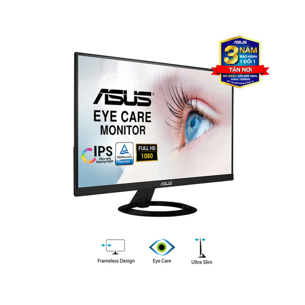 Màn Hình Siêu Mỏng ASUS VZ249HE 23.8 inch IPS Full HD Bảo Vệ Mắt - Hình ảnh 2