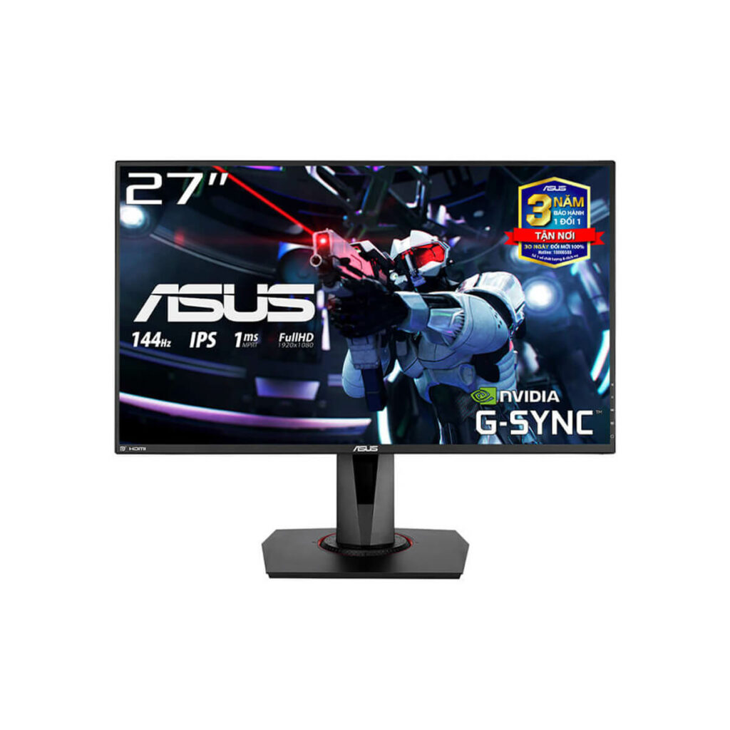 Màn hình Asus VG279Q (27 inch/FHD/IPS/144Hz/1ms/400cd/m²/DP+HDMI+DVI/Loa)