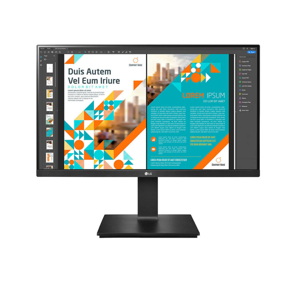 Màn hình LG 24QP550-B (23.8inch/QHD/IPS/75Hz/5ms/240nits/HDMI+DP+Audio/Freesync)