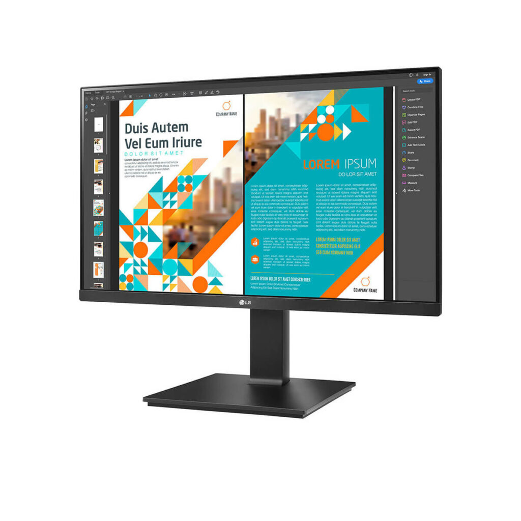Màn hình LG 24QP550-B (23.8inch/QHD/IPS/75Hz/5ms/240nits/HDMI+DP+Audio/Freesync) - Hình ảnh 2