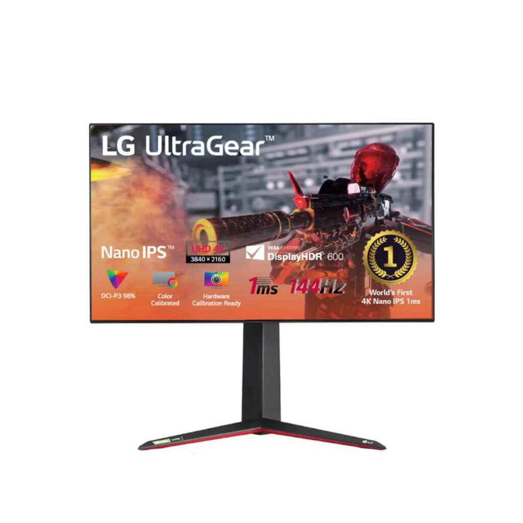 Màn hình LG 27GN950-B (27inch/4K/NanoIPS/144Hz/1ms/400nits/HDMI+DP+Audio+USB/GSync)