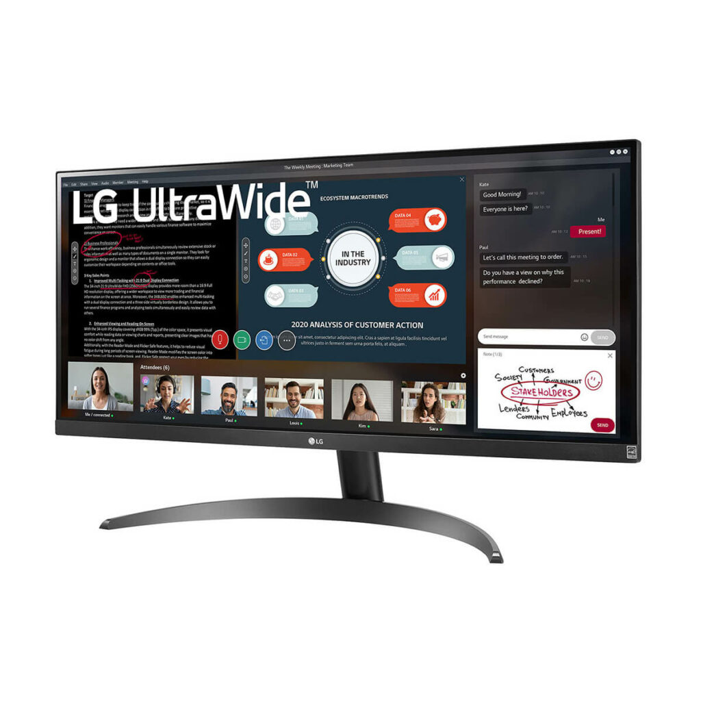 Màn hình LG 29WP500-B (29inch/WFHD/IPS/75Hz/5ms/200nits/HDMI+Audio/FreeSync) - Hình ảnh 2