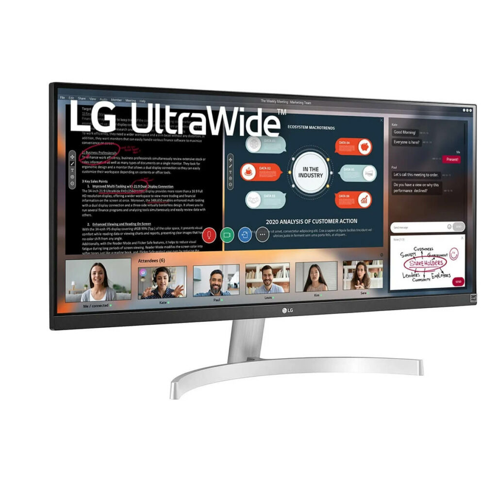 Màn hình LG 34WP500-B UltraWide™ 34 inch UW FHD HDR (IPS/75Hz/5ms GtG/sRGB 95%/HDMI)