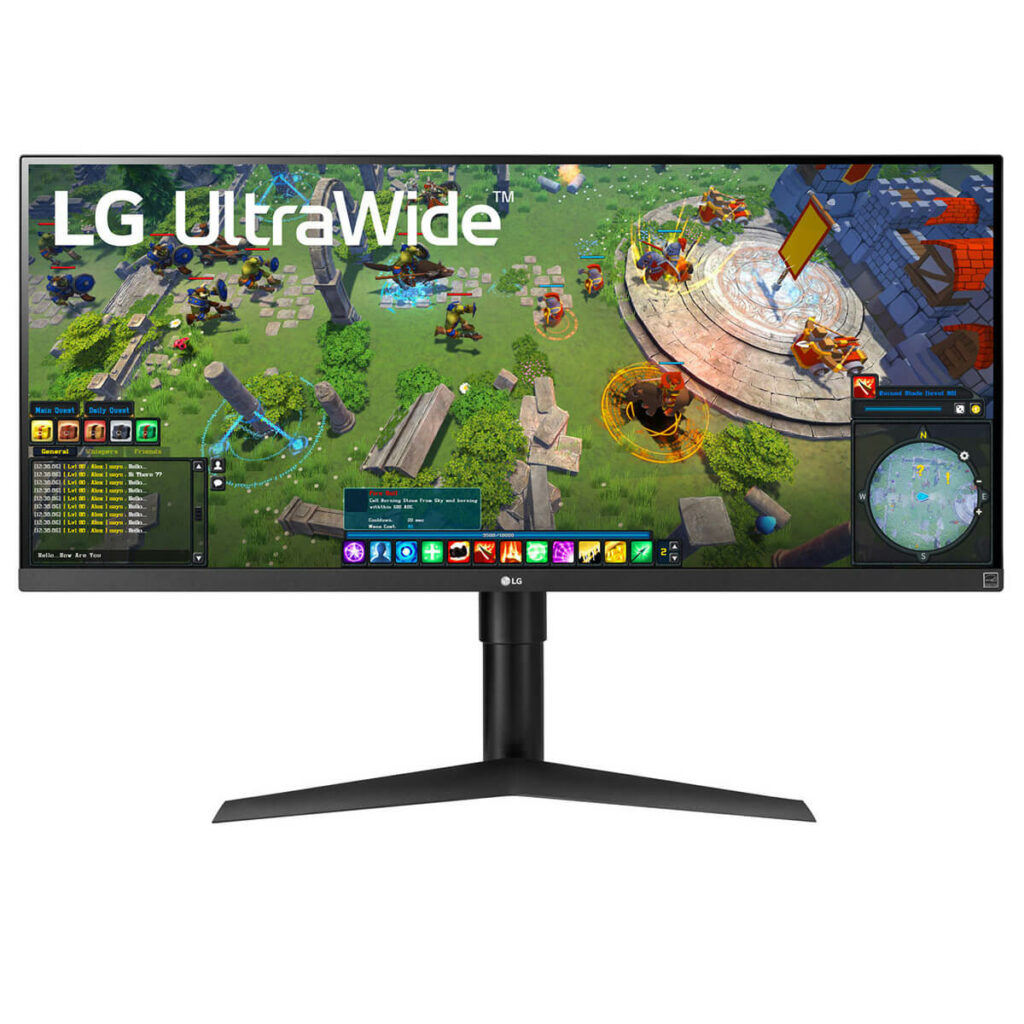 Màn hình LG 34WP65G-B (34inch/WFHD/IPS/75Hz/5ms/400nits/HDMI+DP+USBC+Audio/FreeSync) - Hình ảnh 2