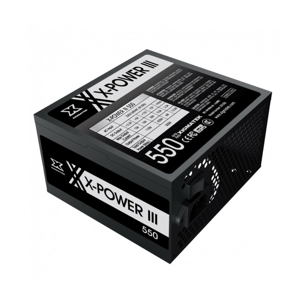 Nguồn XIGMATEK X-POWER III X-550 (EN45983) - Hình ảnh 2