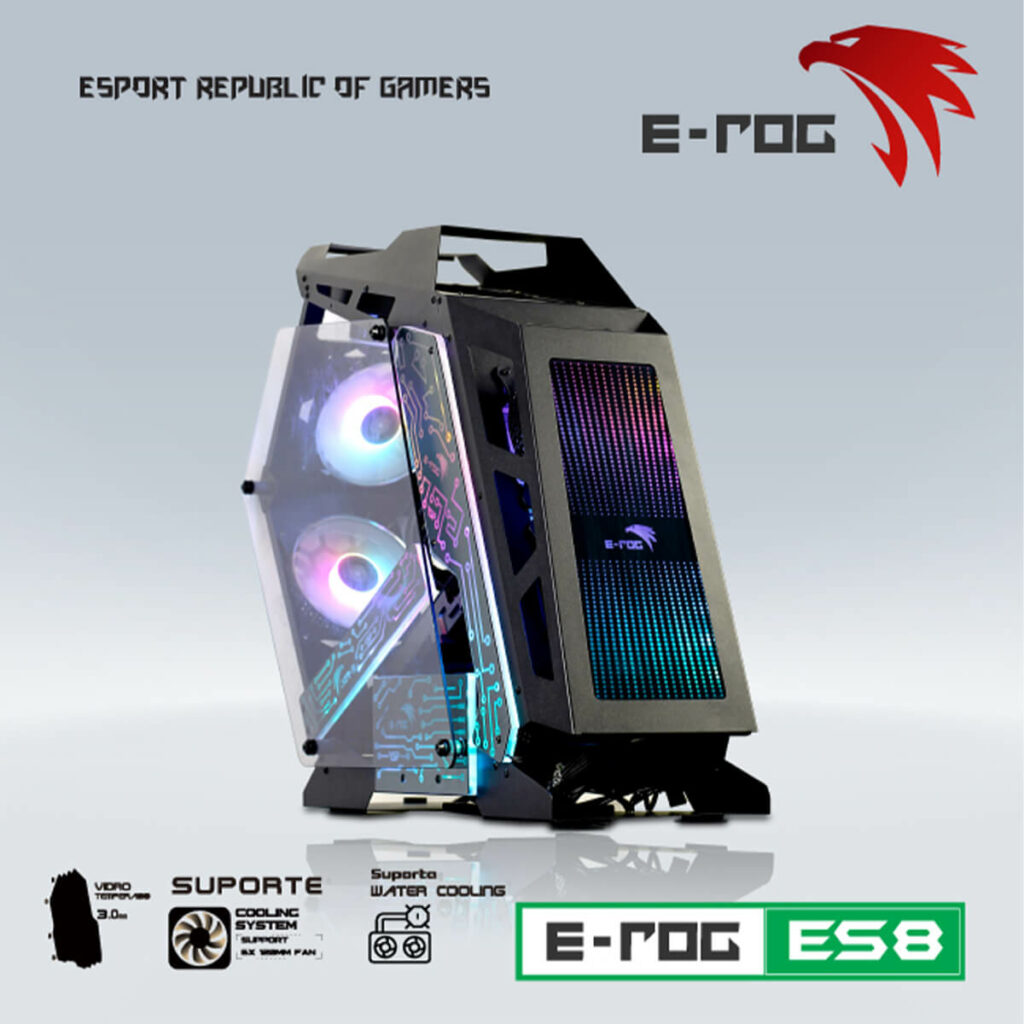 CASE VSP ESPORT REPUBLIC OF GAMERS ES8 - Black - Hình ảnh 2