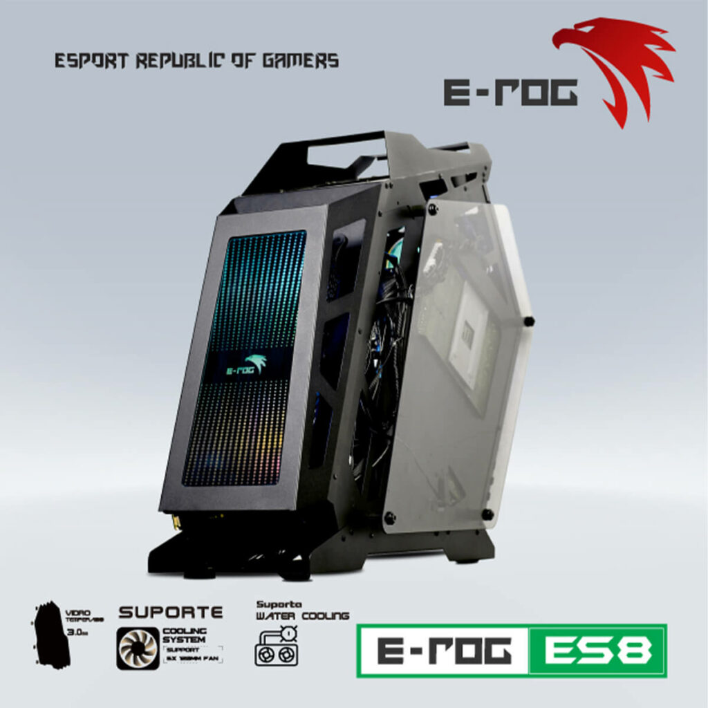 CASE VSP ESPORT REPUBLIC OF GAMERS ES8 - Black - Hình ảnh 3