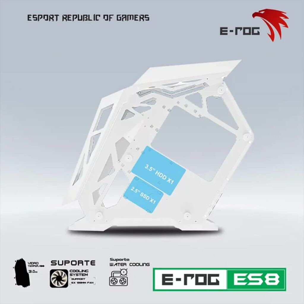 CASE VSP ESPORT REPUBLIC OF GAMERS ES8 - White - Hình ảnh 2