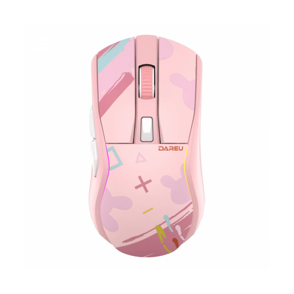 Chuột không dây DAREU A950 Triple Mode Wireless Candy Powder - Hình ảnh 2