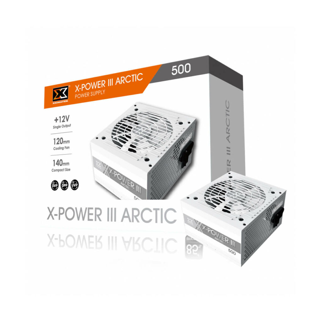 Nguồn XIGMATEK X-POWER III X-500 ARTIC (EN48052)