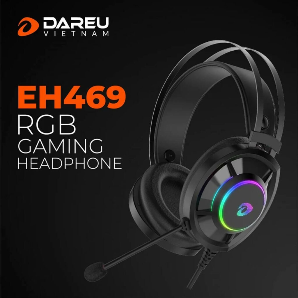Tai nghe DareU EH469 7.1 RGB Black