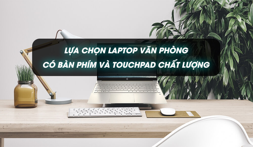 Lựa chọn laptop văn phòng có bàn phím và touchpad chất lượng