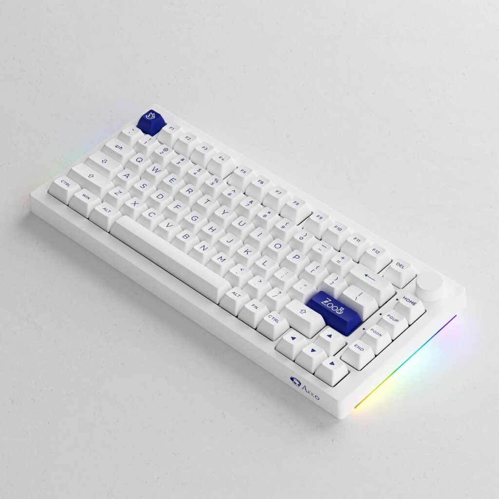 Bàn phím AKKO 5075B Plus Blue on White - Hình ảnh 4