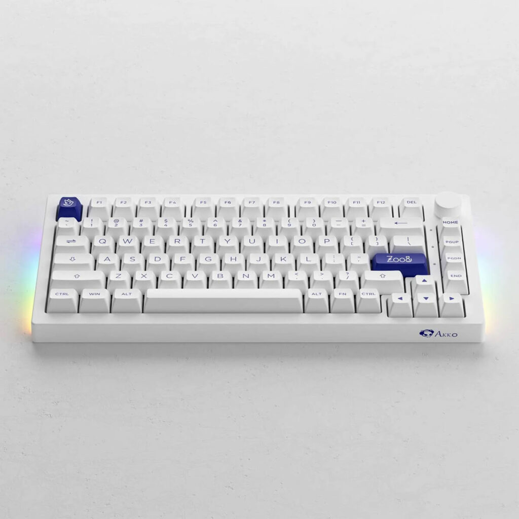 Bàn phím AKKO 5075B Plus Blue on White - Hình ảnh 6