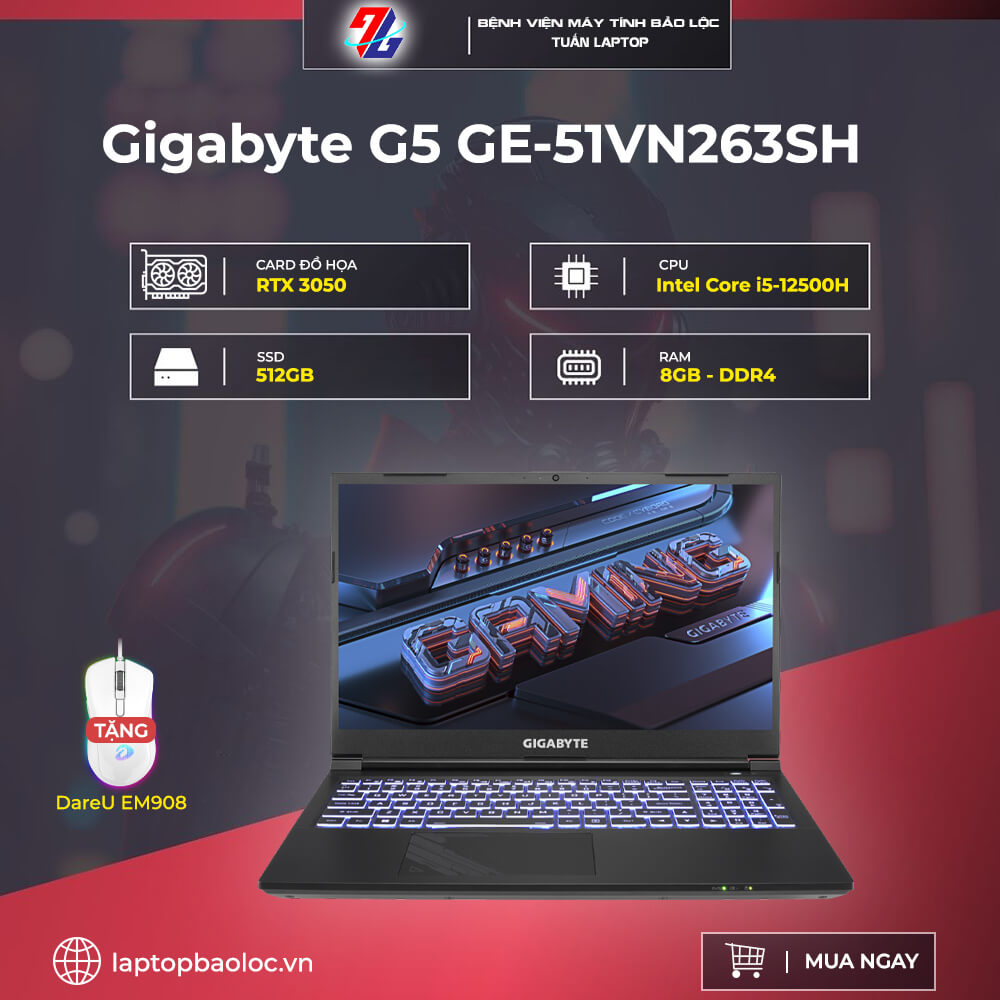 Gigabyte G5 GE-51VN263SH