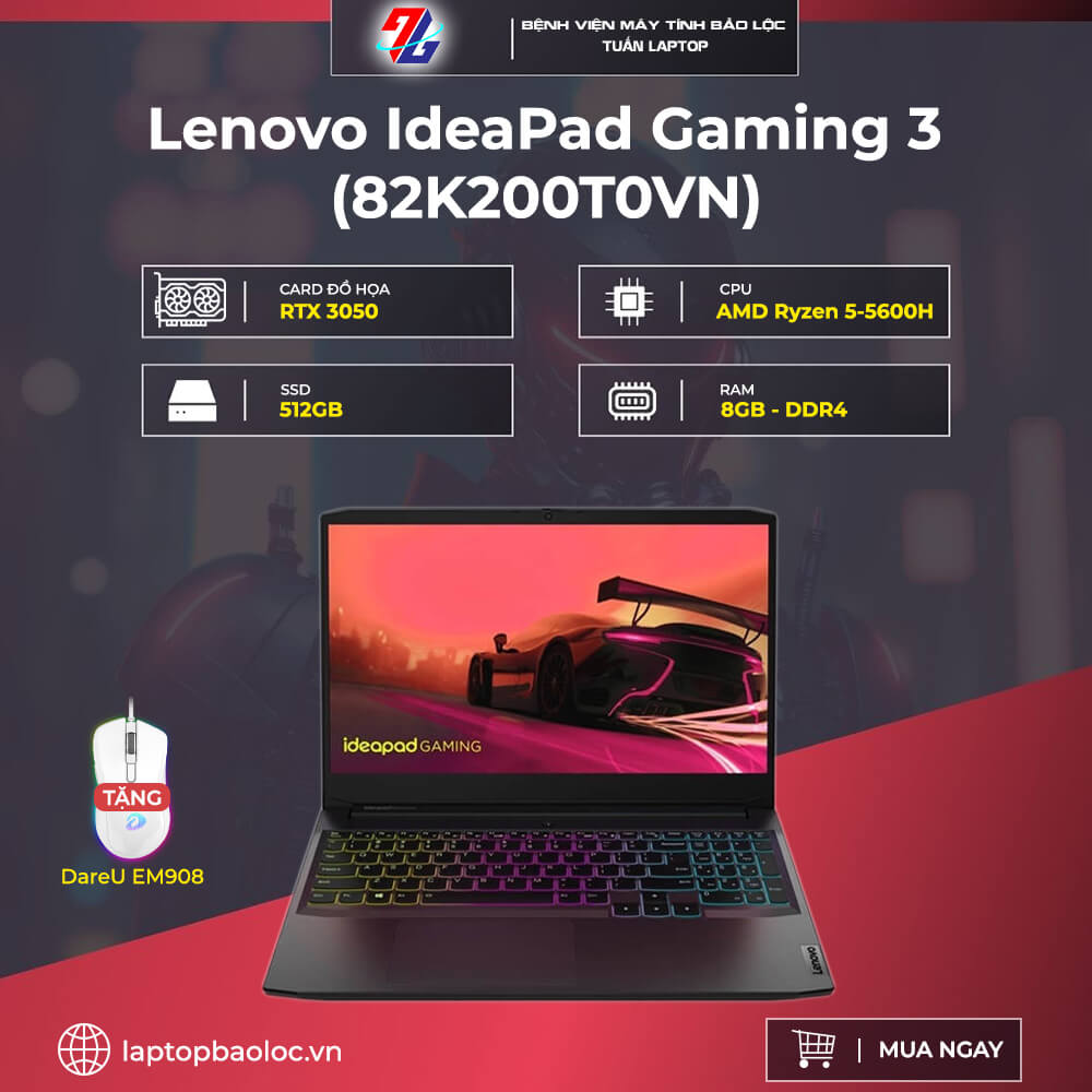 Lenovo IdeaPad Gaming 3 (82K200T0VN)