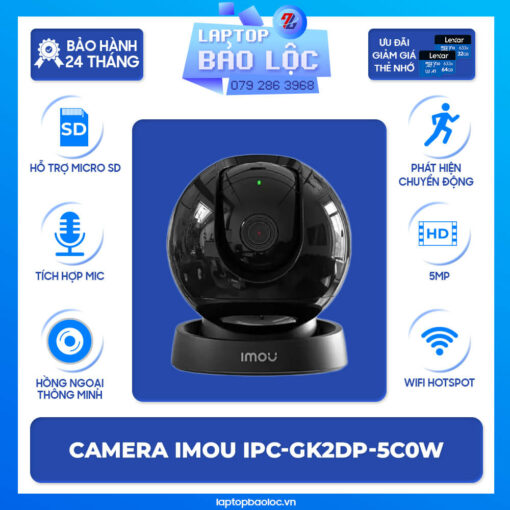 Camera IP hồng ngoại không dây 5MP IMOU IPC-GK2DP-5C0W