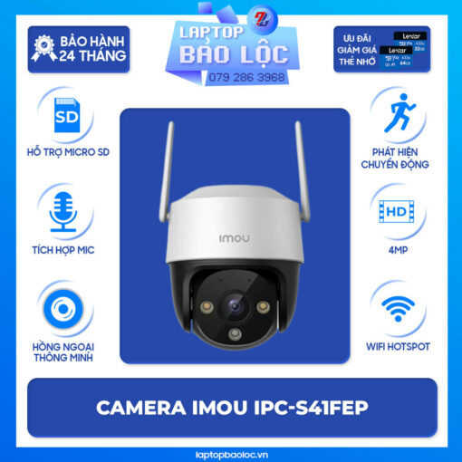 Camera WIFI 4MP IPC-S41FEP-iMOU