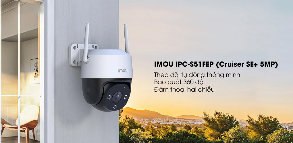 Camera iMOU Cruiser SE+ IPC-S51FEP với đầy đủ tính tính năng giám sát trực tiếp